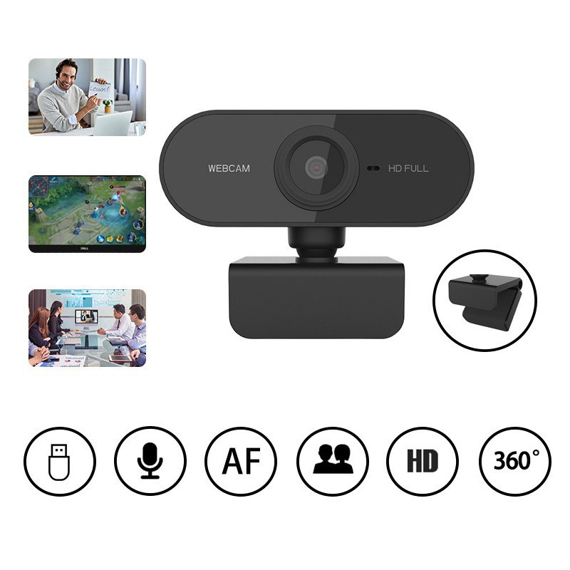 Webcam Máy Tính  - Webcam Có Mic 720P-1080 Màn Hình Hỗ Trợ Học Trực Tuyến HA01 | BigBuy360 - bigbuy360.vn