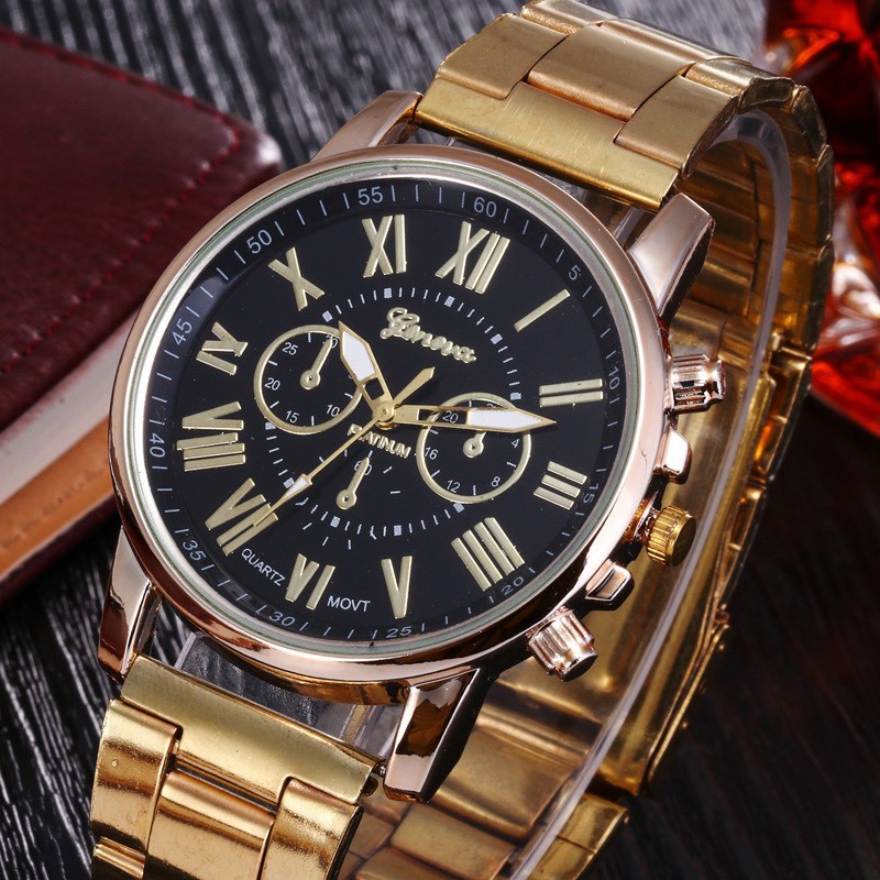 Đồng hồ thời trang nam nữ Geneva Gz932 dây hợp kim tuyệt đẹp