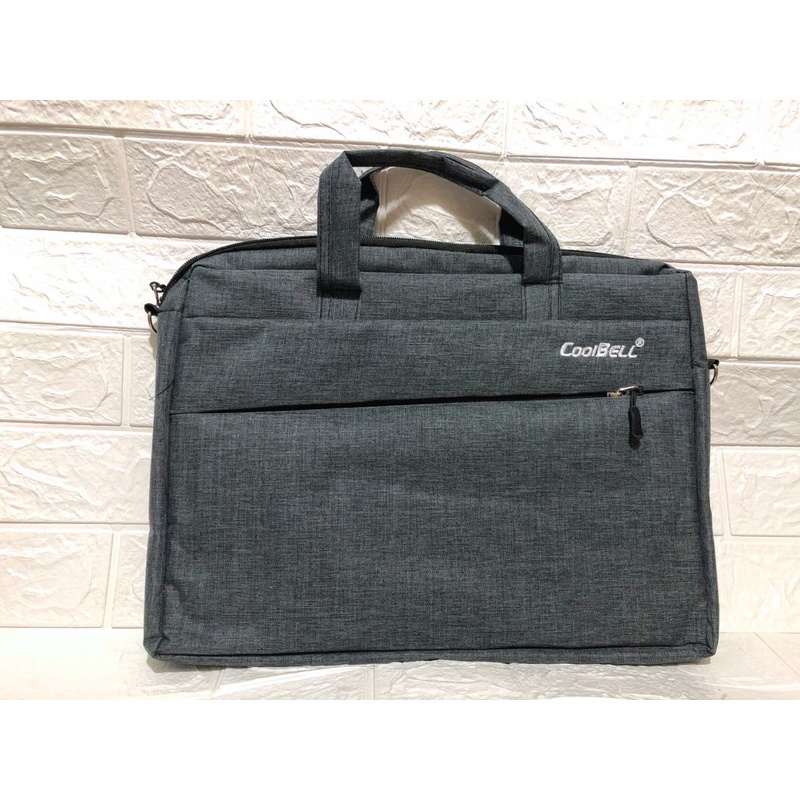 Cặp túi xách đựng laptop macbook Coobell 15.6 inch hàng dày dặn nhiều logo giao ngẫu nhiên full túi bóng ARRIGATO