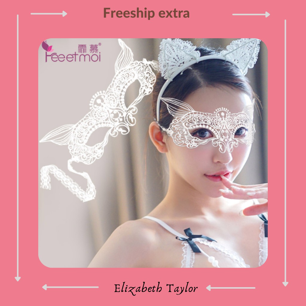 Cosplay Phụ Kiện Mặt Nạ Queen Sexy - Siêu Phẩm Mặt Nạ Ren Queen Sexy Quyến Rũ