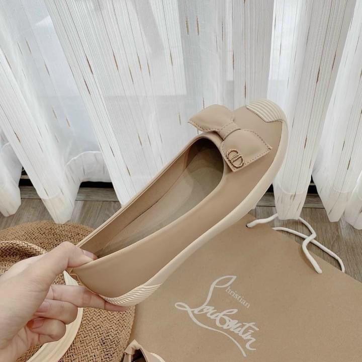 GIÀY BỆT DA MỊN NƠ PHỒNG CD | BigBuy360 - bigbuy360.vn