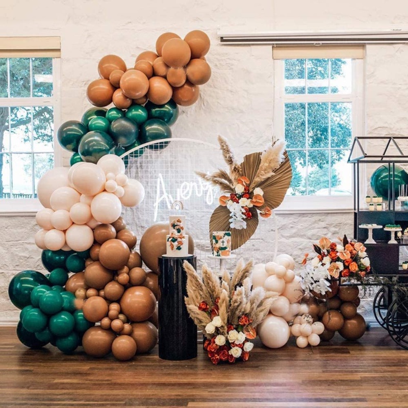 Set 10 Bong Bóng Trang Trí Tiệc Sinh Nhật Năm Mới Kích Thước 10 inch