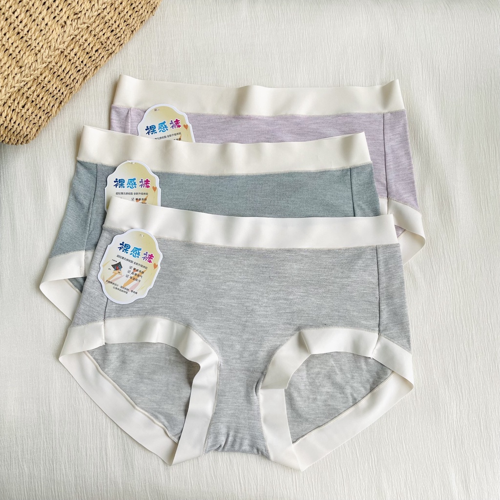 Quần Lót Nữ Thun Lạnh Đúc Su Cấp Không Viền Mềm Mại Kháng Khuẩn PINK STORE QL9020