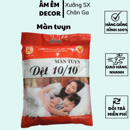 [HÀNG ĐẸP] Màn tuyn chống muỗi dệt 10/10 xịn Freeship