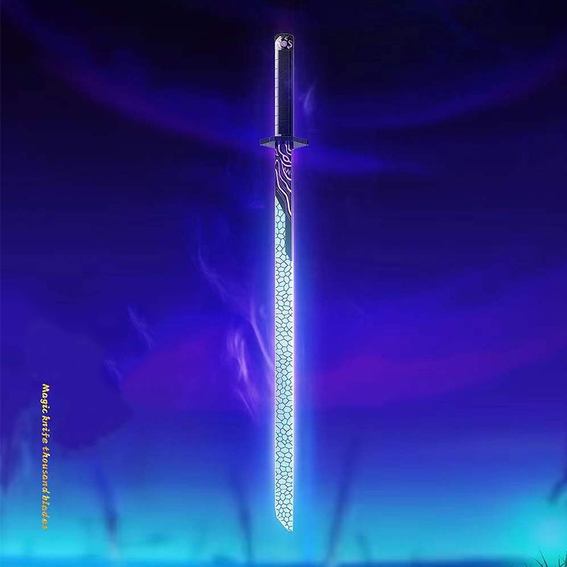 Đồ Chơi Lắp Ráp Kiểu Lego Mô Hình Thanh Kiếm Dạ Quang Phát Sáng Magic Knife Thousand Blades No.720 Với 836 PCS