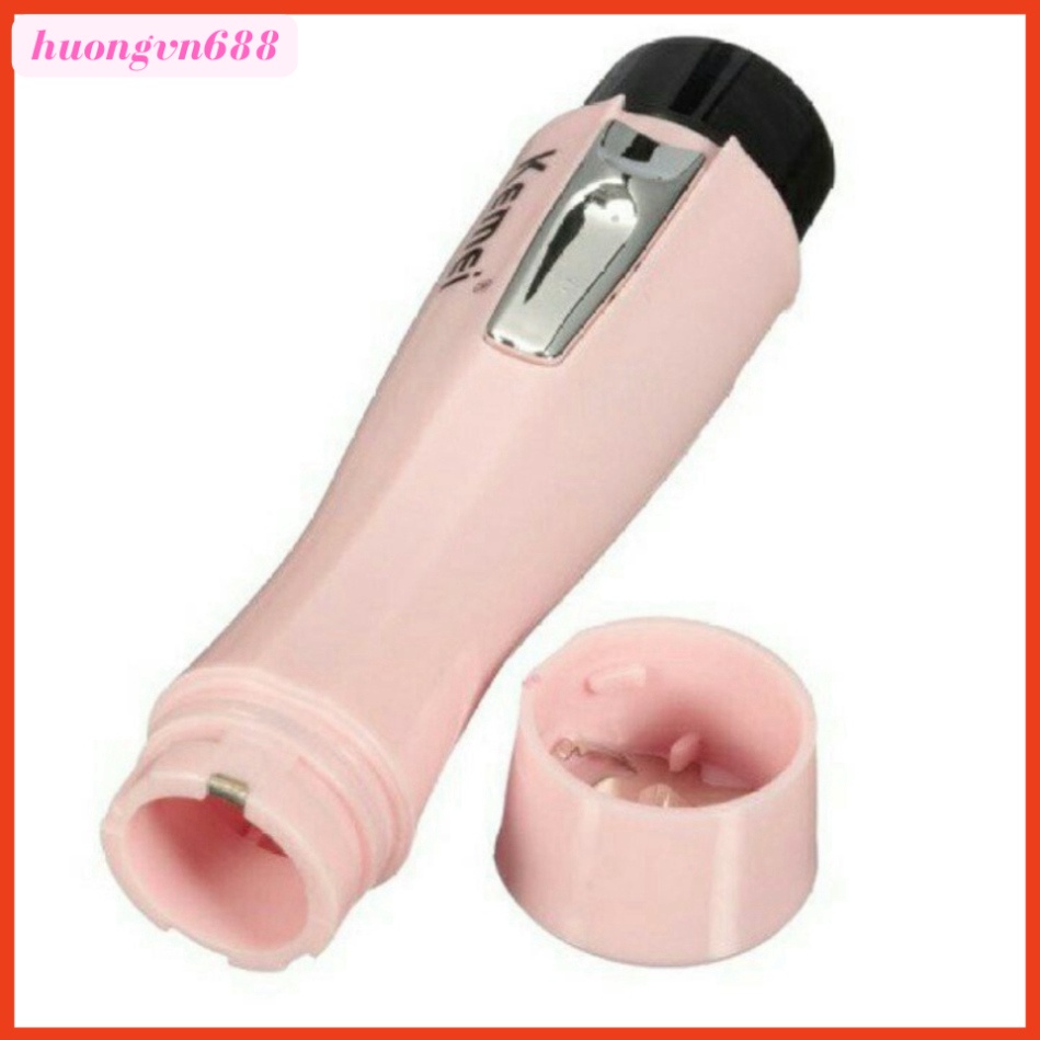 Máy cạo lông nách mini Kemei 1202 Pin sạc - máy cạo lông đa năng cạo sạch lông nách, lông tay, lông chân
