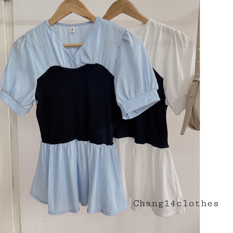 Áo sơ mi vạt xoè 2 dáng tay ngắn và tay dài | BigBuy360 - bigbuy360.vn