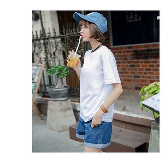 Áo Thun Cổ Tròn Basic Ngắn Tay