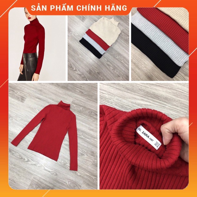 xả hàng - Áo len cổ lọ Zara made in cambodia - có sẵn hàng trong kho .Z11 .