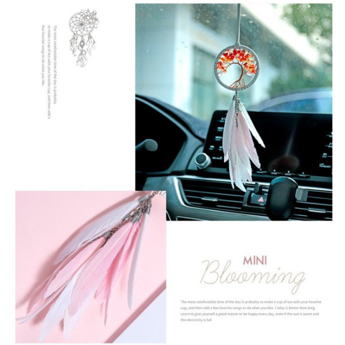 BN31 - Phụ kiện treo trang trí,treo xe,túi xách Dream Catcher W44