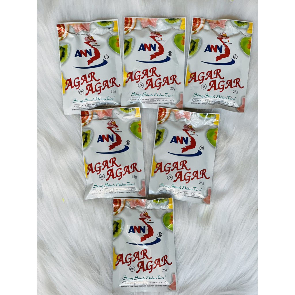 Rau câu giòn thương hiệu ANN1 gói 25 Gram - Chất lượng thơm ngon