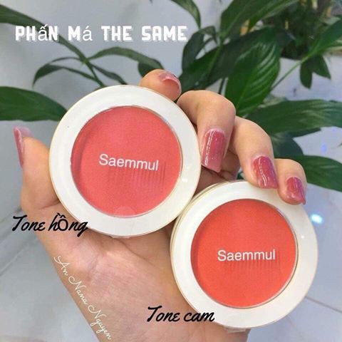 Phấn má hồng mịn da Seammul Single Blusher Hàn Quốc 7g PK01- Hồng Huỳnh Quang