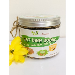Mix 3 Loại Hạt: Óc Chó - Hạnh Nhân - Mắc Ca