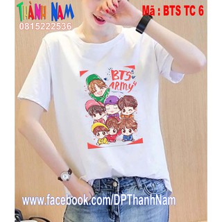 Áo phông nhóm BTS, áo chipi bts