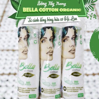 Bông tẩy trang Bella Organic 80 miếng