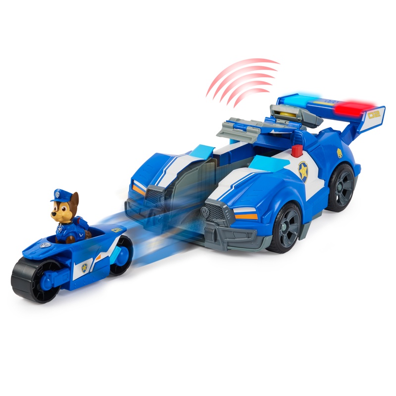 Đồ Chơi PAW PATROL Mô Hình Xe Cảnh Sát Biến Hình The Movie - Chase 6060759