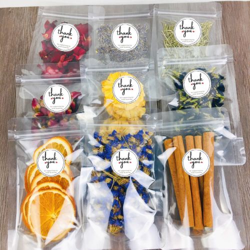 Hoa khô làm nến thơm 20G decor trang trí hồng nụ,cúc bách nhật, lưu ly, mẫu đơn cánh hồng, lavender/oải hương