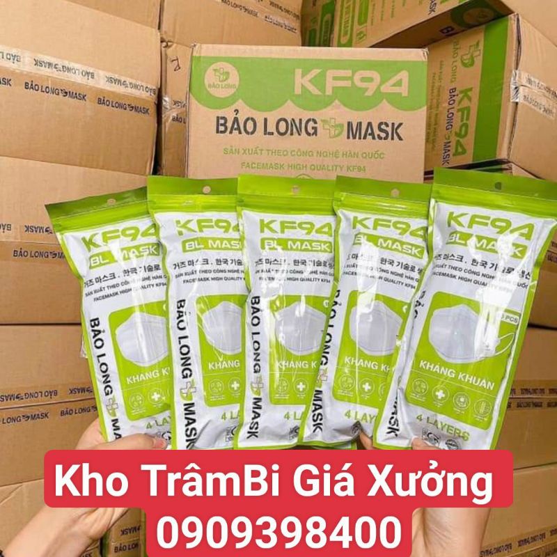 KHẨU TRANG KF94 BẢO LONG CHÍNH HÃNG ( thùng 300 cái )