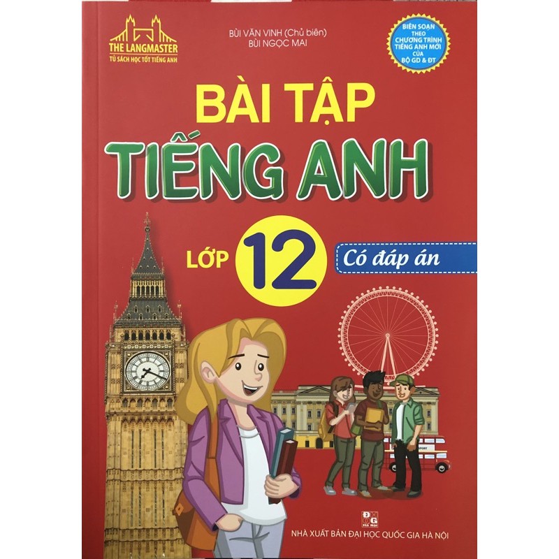 Sách - Bài tập tiếng anh lớp 12 (Có đáp án)