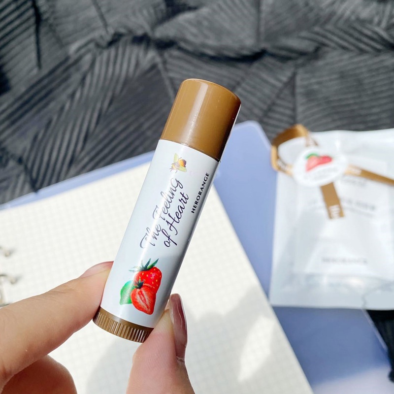 ⚜️Son dưỡng môi HANBOLI dạng thạch trái cây vaseline màu tiệp da