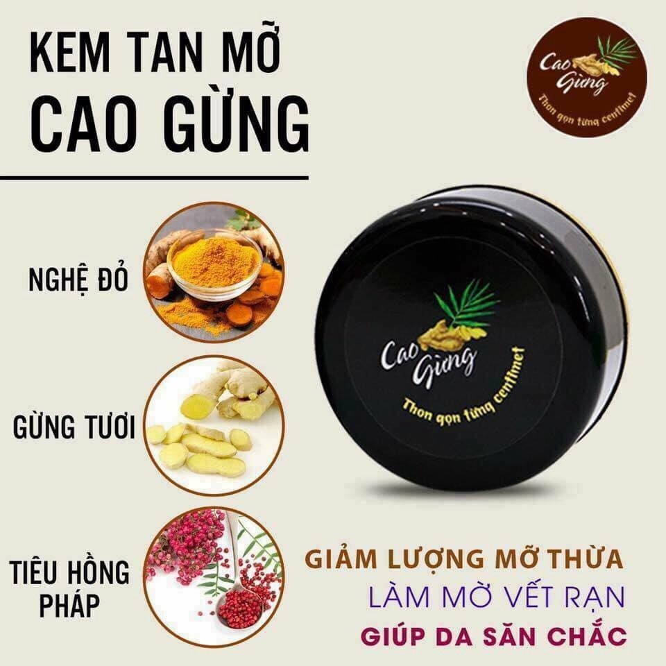 Cao Gừng Tan Mỡ Mẫu Mới Ra