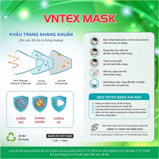 Set 10 khẩu trang kháng khuẩn