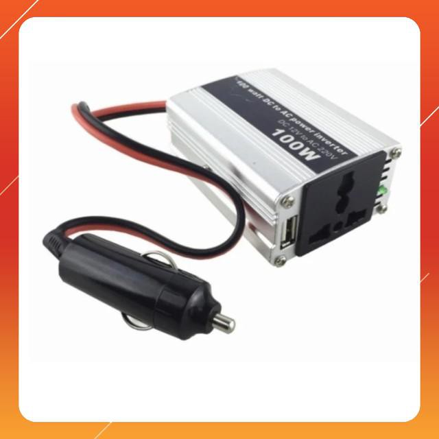 Hot Bộ chuyển đổi nguồn điện từ 12V ra 220V 100W sử dụng trên ô tô Sky Life