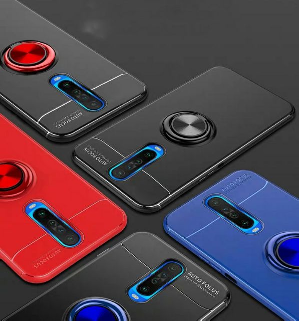 Ốp lưng Redmi K30 / K40 / Poco F3 chống sốc Nhẫn giá đỡ hiệu Auto Focus cao cấp