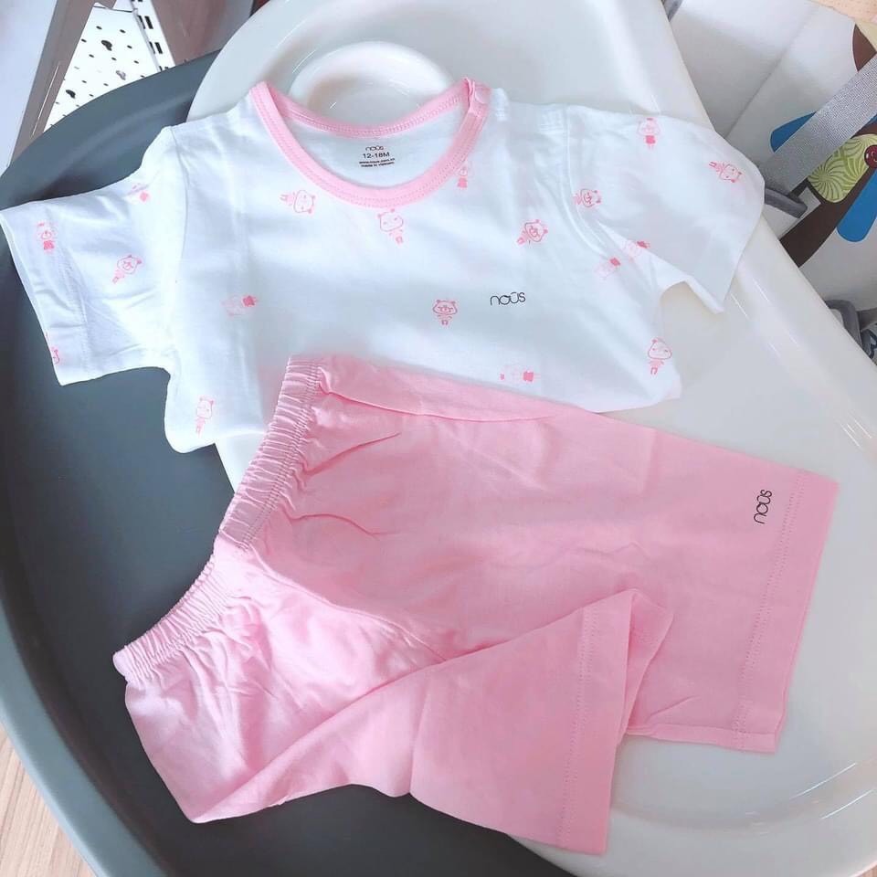 [NOUS chính hãng] Nous Bộ Quần Áo Cài Vai Cộc - nhiều mẫu - (Size 12-18M, 18-24M) - N26