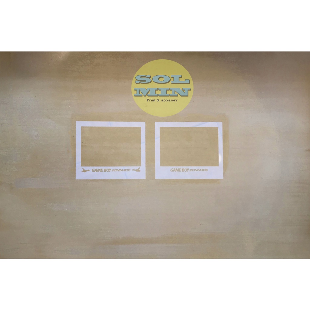 The handling Silk screen completed two sample on on frame