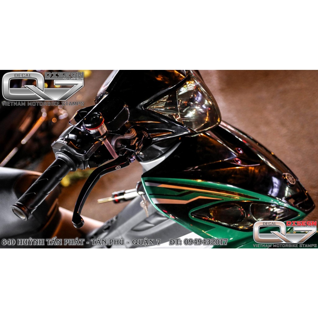 TEM RỜI EXCITER 2010 XANH ĐEN