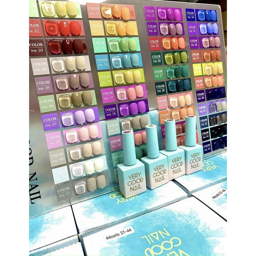 Sét Sơn Gel Very Good Nail 44 mầu - Tặng Kèm bảng màu, base top