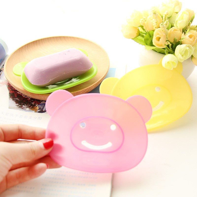 Giá đỡ xà phòng không cần đục lỗ họa tiết hoạt hình dễ thương