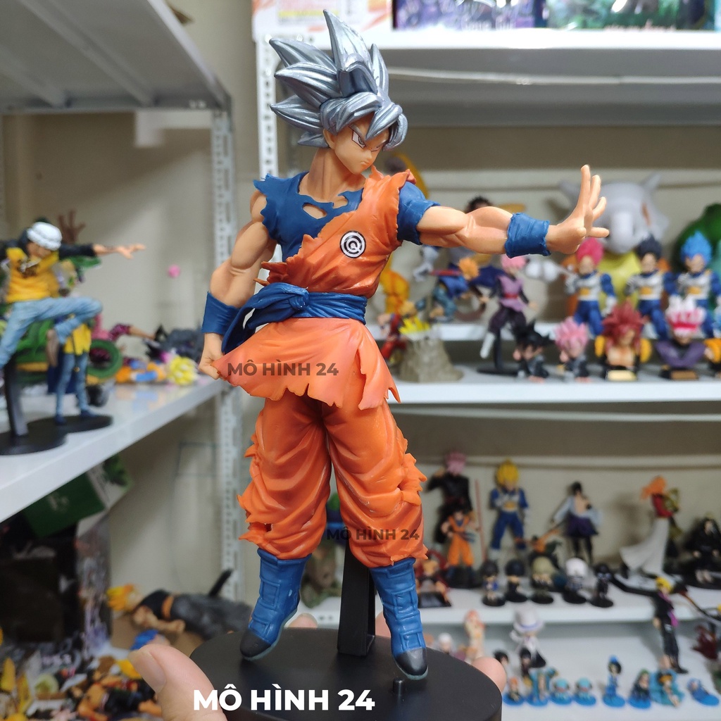 Mô hình goku bản năng vô cực SDBH Super Dragon Ball Heroes 10th Anniversary Figure Son Goku Selfish Secret Sign UI