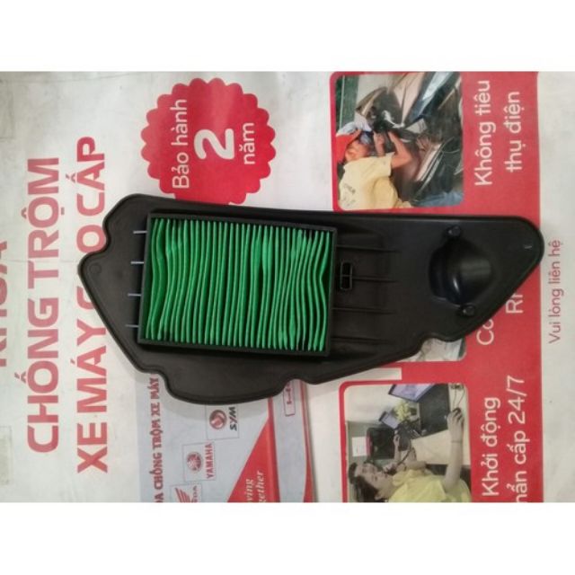 Lọc gió Sh Việt 2013 đến 2019 (cho xe máy Honda Vn 125 150, lọc khí shvn 50k 50k