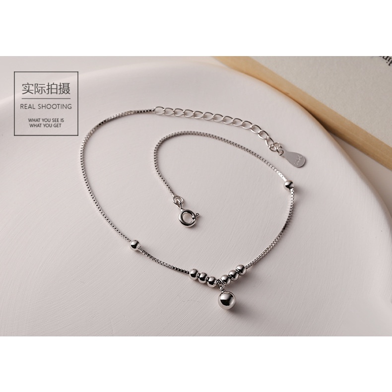 [Hàng Mới] Lắc Chân Nữ Hình Quả Bóng Nhỏ Đơn Giản Phong Cách Hàn Quốc