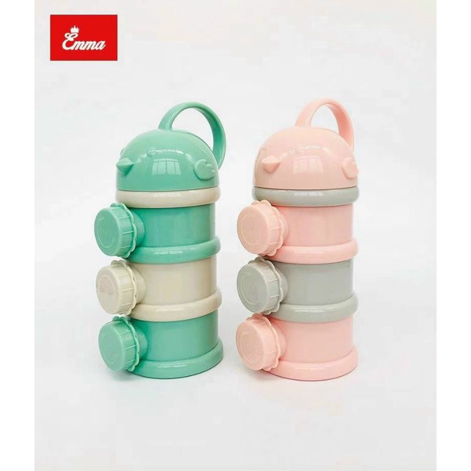 Hộp chia sữa 3 ngăn Emma kid kiêm đựng thức ăn cho bé