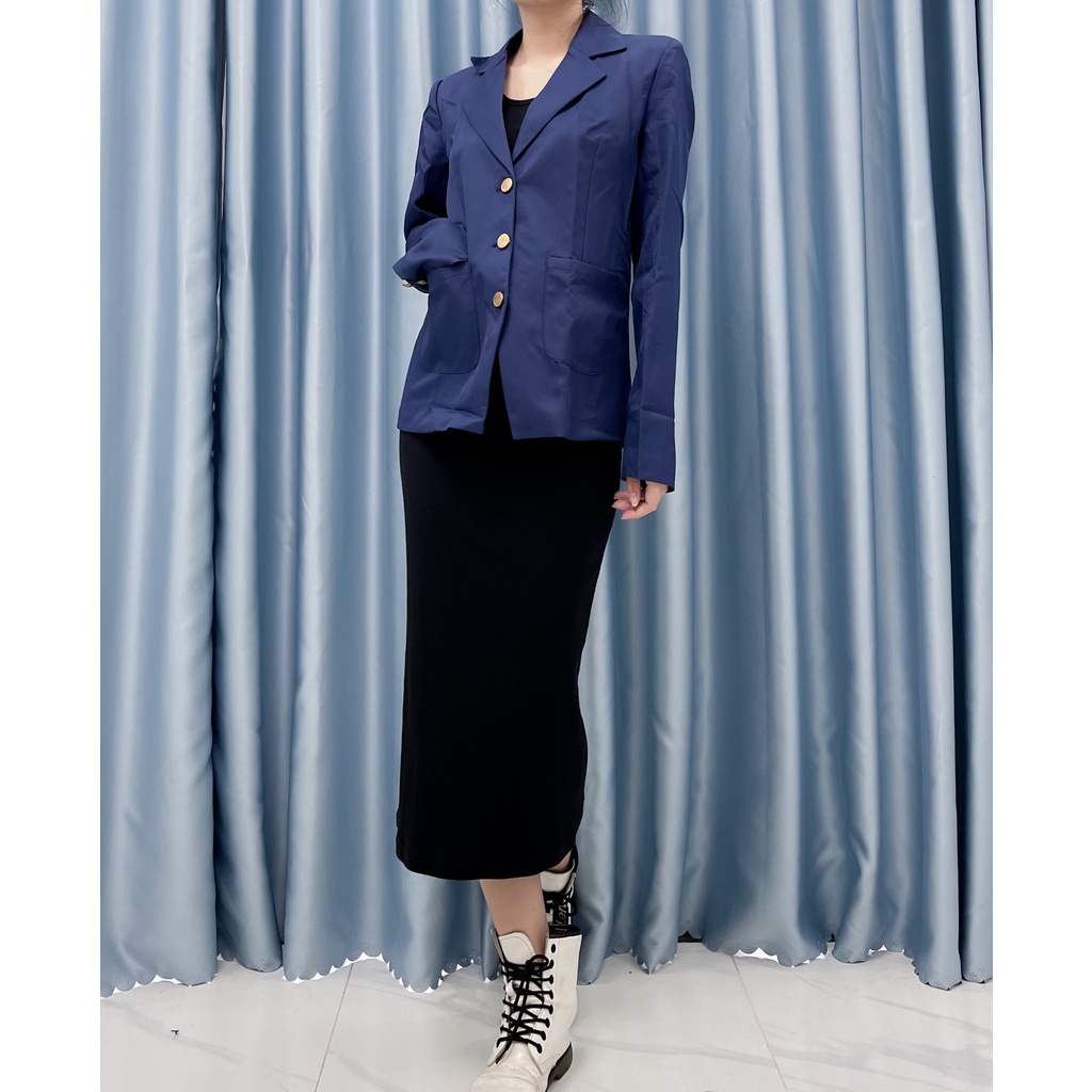 Các Mẫu Blazer Nữ Cổ Vest Cho Nàng Xinh Đẹp Đến Công Sở - L BY LEOBOX - 2HAND