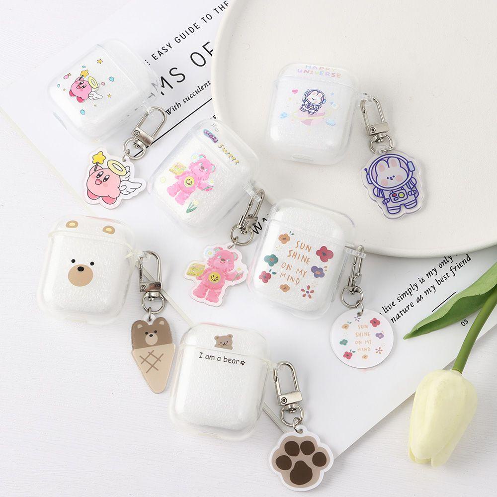 Vỏ Bảo Vệ Hộp Đựng Tai Nghe AirPods 1 / 2 Bằng TPU Trong Suốt