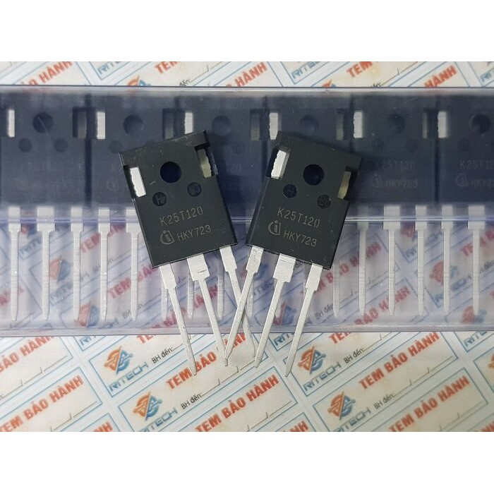 [Combo 2 chiếc] K25T120, IKW25N120T IGBT 25A 1200V TO-3P
