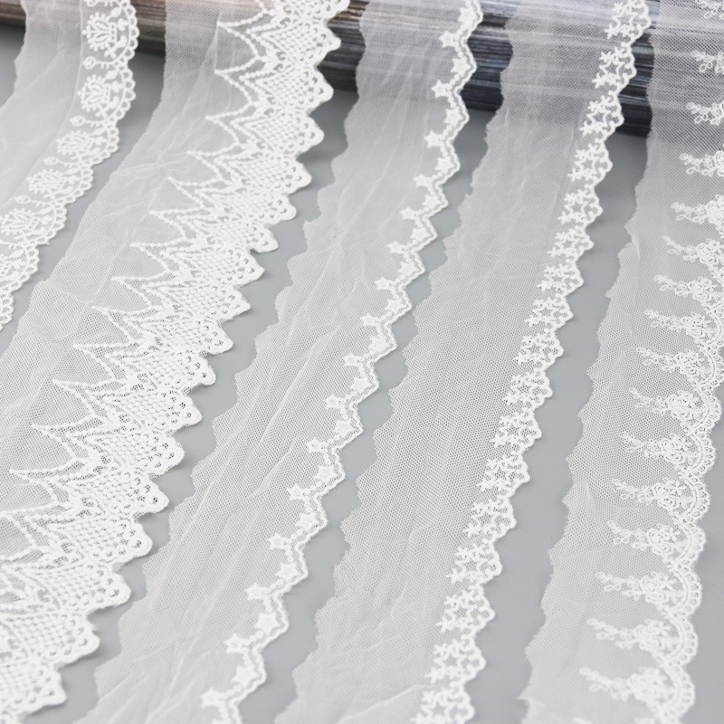 Dải ruy băng ren cotton 3 yard dành cho trang trí áo quần