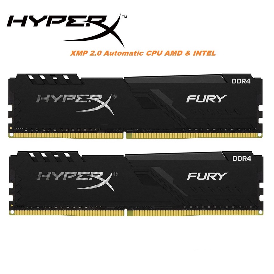 [Mã 44ELSALE2 giảm 7% đơn 300K] Ram Kingston HyperX Fury 8GB DDR4 3200MHz Chuyên Game Đồ Họa - Mới Bảo hành 36 tháng