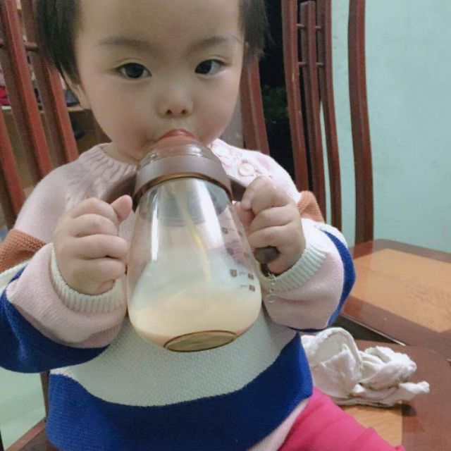 Combo bình sữa + bộ cọ