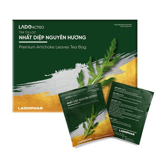Trà Atiso Nhất Diệp Nguyên Hương túi lọc Ladophar - Hộp 100 túi lọc