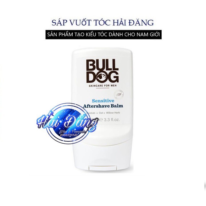 [ Chính Hãng UK ] Kem dưỡng da sau cạo râu Bulldog SENSITIVE AFTERSHAVE BALM Balm 100ml - cho Da Nhậy Cảm