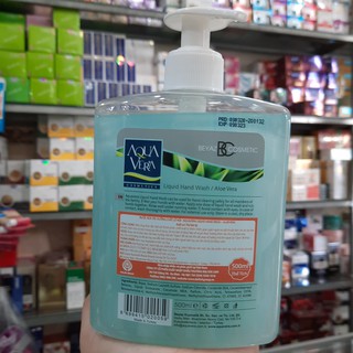 Nước rửa tay  Aqua Vera 500ml - Xanh