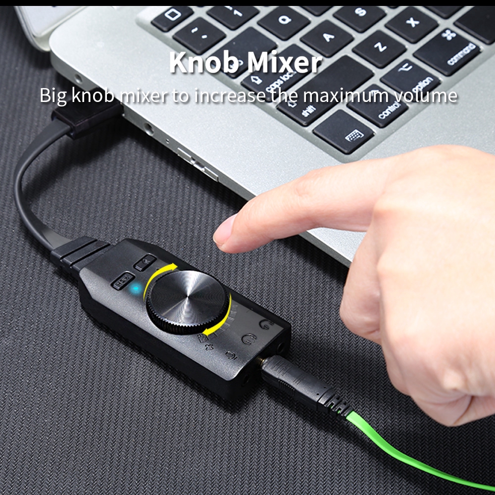 Thẻ âm thanh có đầu USB và cổng âm thanh Plextone gs3 | BigBuy360 - bigbuy360.vn