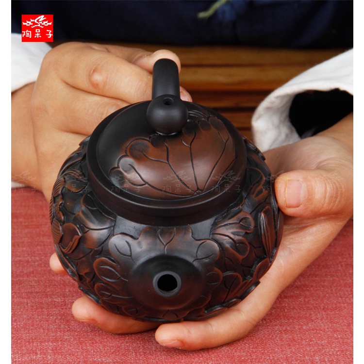 Ấm Tử Nê Khâm Châu Phan Hồ Liên Hoa 260 ml