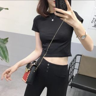 Áo croptop thun body dễ thương