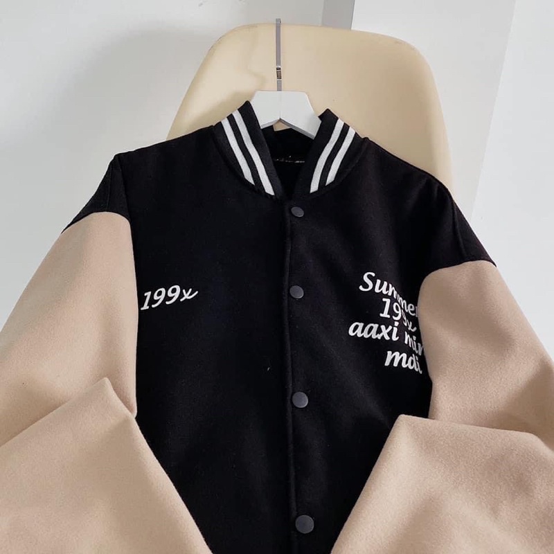 Áo Khoác Nỉ Bomber Summer 199x KNN17 - Chất liệu parachute fabric 2 lớp, bên trong lót vải dù thấm hút mồ hôi